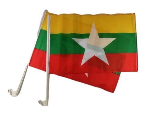 Myanmar Car Flag | Buy Myanmar Car Flag | North West Flags