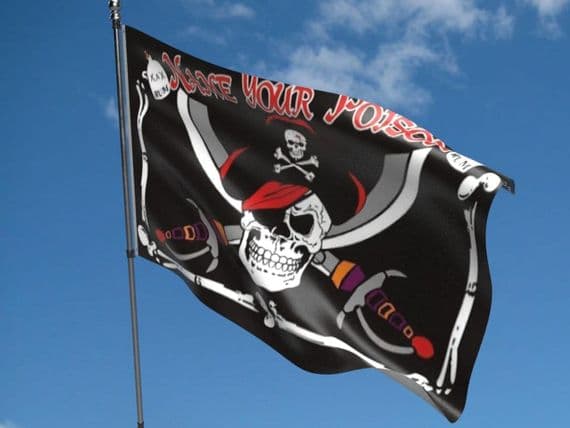 Name your Poison Pirate Flag | Buy Name your Poison Pirate Flag