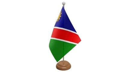 Namibia Wooden Table Flag