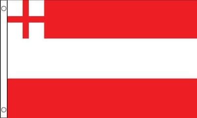 Naval Ensign 1702 Flag - 5ft x 3ft | Standard Polyester