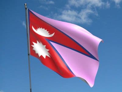 Nepal Flag 5ft x 3ft