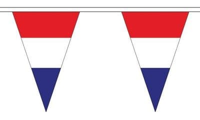 Netherlands Bunting Triangle 5m - 12 Flags