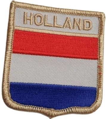 Netherlands Shield Embroidered Sew on patch
