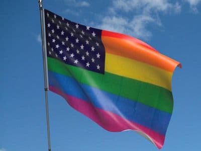 New Glory USA Gay Pride Flag 5ft x 3ft
