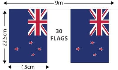 New Zealand Bunting 9m