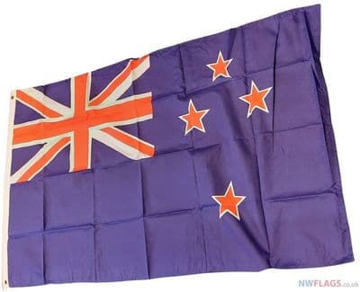 New Zealand Flag - 5ft x 3ft | Standard Polyester