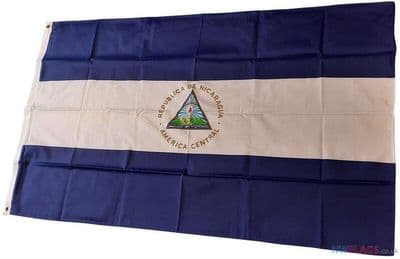 Nicaragua Flag - 5ft x 3ft | Standard Polyester
