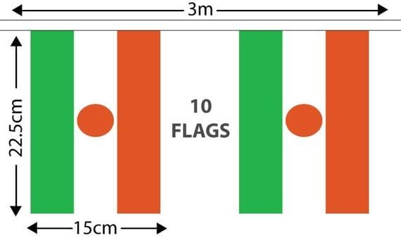 Niger Bunting Small | Buy Niger Small Bunting | NWFlags