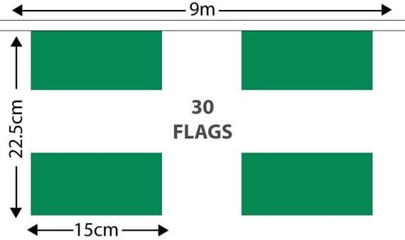 Nigeria Bunting | Buy Nigeria Bunting | North West Flags