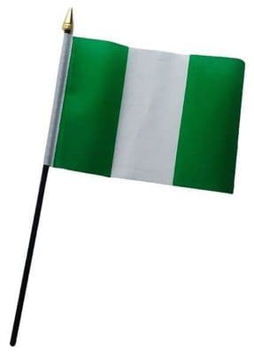 Nigeria Table Flag - NO BASE