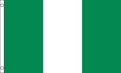 Nigeria VALUE Flag - 3ft x 2ft
