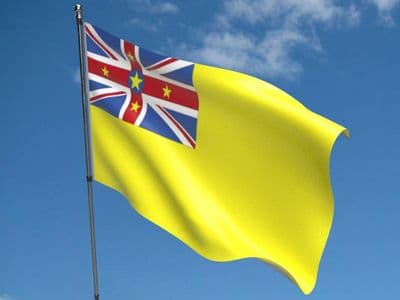 Niue 5ft x 3ft Flag