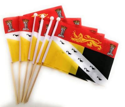Norfolk New Hand Flag - 6 Pack