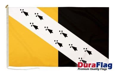 Norfolk No Crest Premium Quality DuraFlag Rope & Toggle - 3ft x 2ft