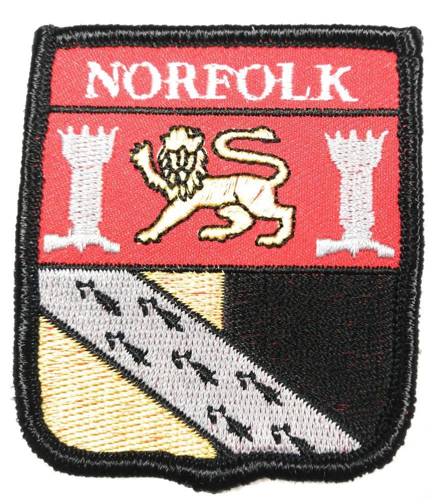 Norcom Patch Norfolk on Shield patch | Buy Norfolk on Shield patch | NWFlags