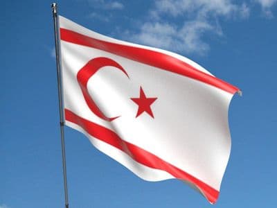 North Cyprus 5ft x 3ft Flag