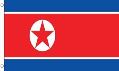 North Korea VALUE Flag - 3ft x 2ft