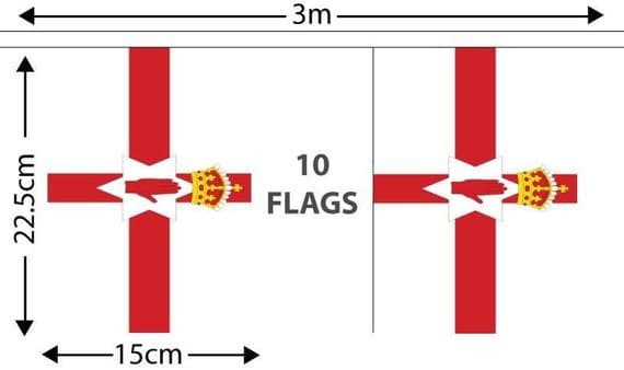 Northern Ireland Bunting Small | Buy Northern Ireland Small Bunting