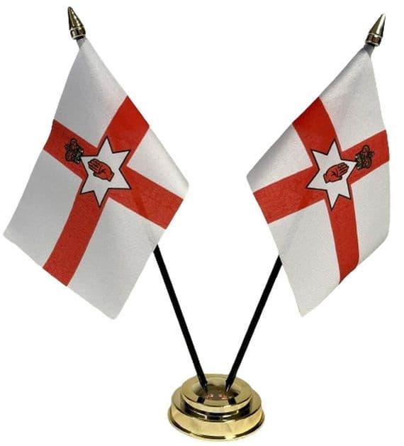 Northern Ireland Table Flag | Buy Northern Ireland Double Table Flag