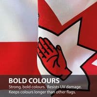 Northern Ireland Boat Flag - 15ft x 1ft with 2 Eyelets | Buy Northern Ireland Boat Flag - 15ft x 1ft with 2 Eyelets | North West Flags