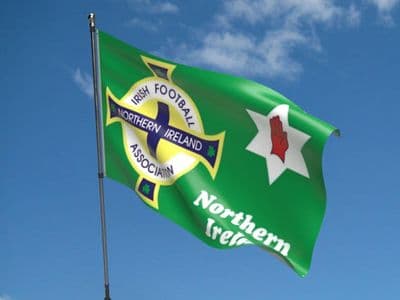 Northern Ireland Football 5ft x 3ft Flag