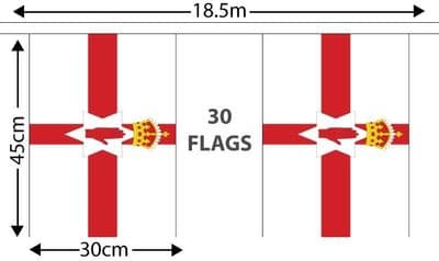 Northern Ireland GIANT Bunting (18.25m)