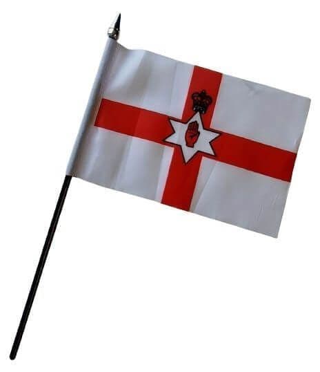 Northern Ireland Table Flag - NO BASE | Buy Northern Ireland Table Flag - NO BASE | North West Flags