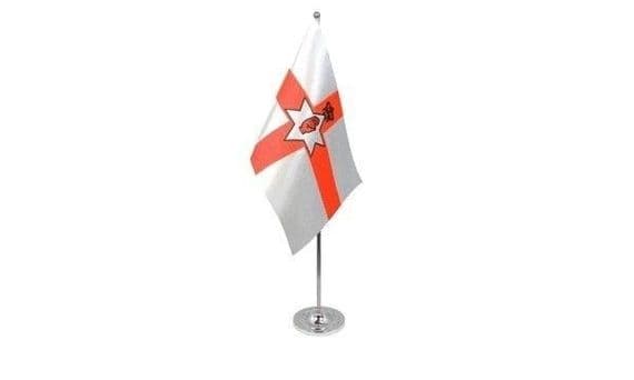 Northern Ireland Table Flag | Buy Northern Ireland Satin Table Flag
