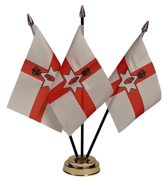 Northern Ireland Triple Table Flag | Buy Northern Ireland Triple Table Flag | North West Flags