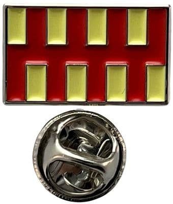 Northumberland Flag Pin Badge