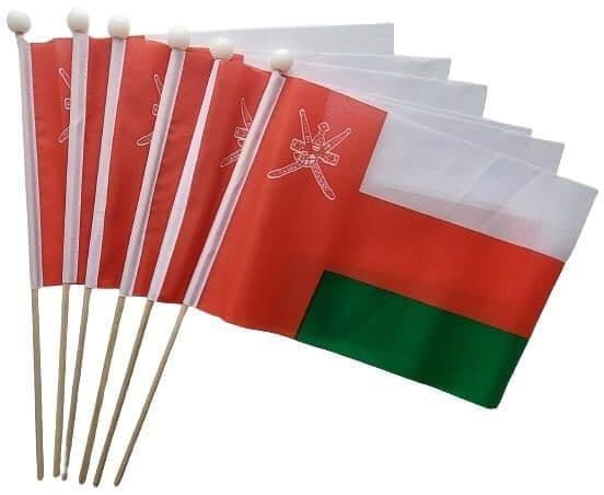 Oman Pack of Hand Flags | Buy Oman Pack of Hand Flags | NWFlags