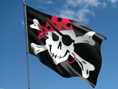 One eyed Jack Pirate Flag 5ft x 3ft