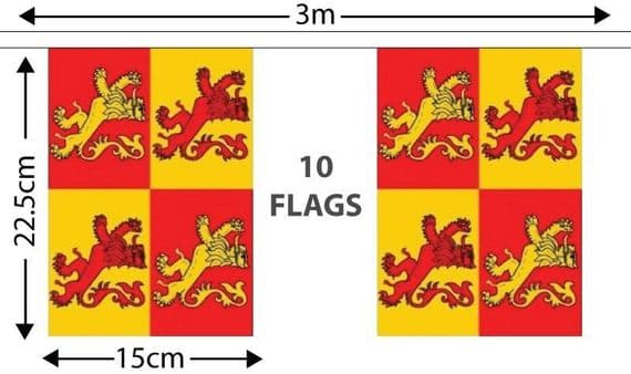 Owain Glyndwr Bunting Small | Buy Owain Glyndwr Small Bunting