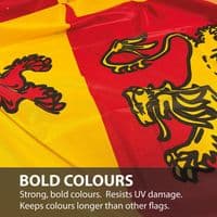 Owain Glyndwr Flag 5ft x 3ft Knitted Heavy Polyester | NWFlags