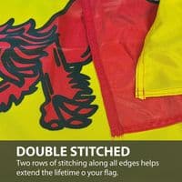 Owain Glyndwr Flag 5ft x 3ft Knitted Heavy Polyester | NWFlags