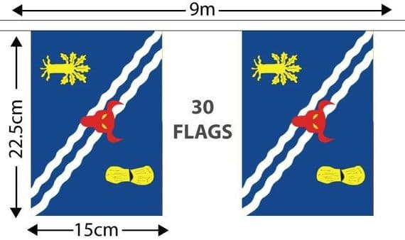 Oxfordshire Bunting | Buy Oxfordshire Bunting | NWFlags