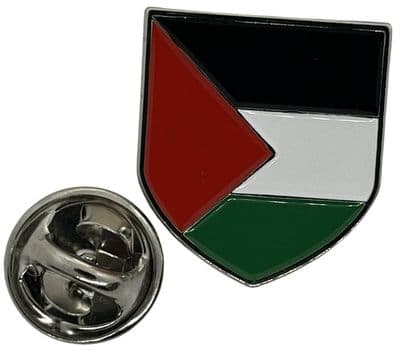 Palestine Shield Pin Badge