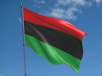Pan African Afro American Flag 5ft x 3ft
