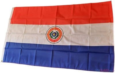 Paraguay Flag - 5ft x 3ft | Standard Polyester