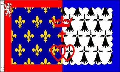 Pays de la Loire 5ft x 3ft Flag