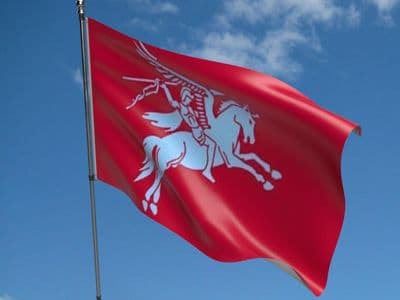 Pegasus Airborne 5ft x 3ft Flag