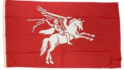 Pegasus Airborne Flag - 5ft x 3ft | Standard Polyester