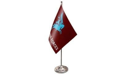 Pegasus Airborne Table Flag - Satin