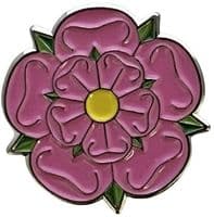 Pink Rose Large Pin Badge | Buy Pink Rose Large Pin Badge | NWFlags