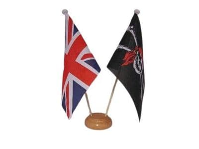 Pirate Bandana Friendship Table Flag - Wood