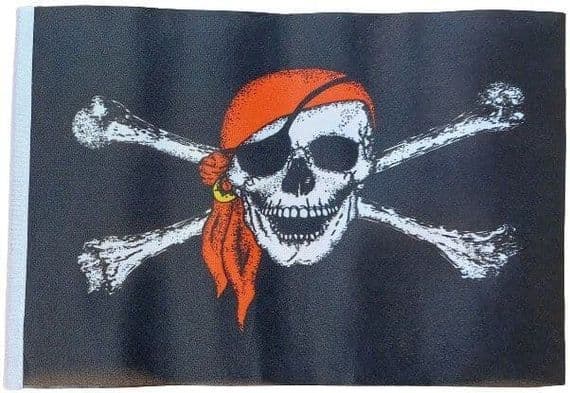 Pirate Bandana Mini Flag | Buy Pirate Bandana Mini Flag | NWFlags