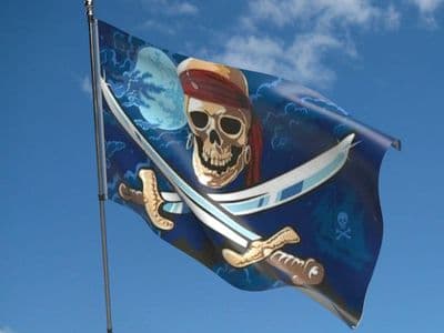 Pirates of the Caribbean Flag 5ft x 3ft