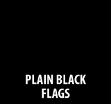 Plain Black Flags