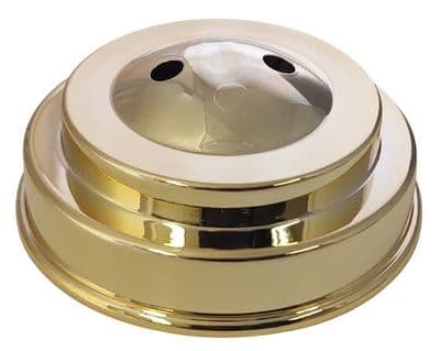 Plastic Base for Table Flags - 2 Hole Gold