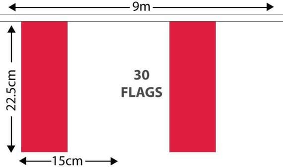 Poland Bunting | Buy Poland Bunting | North West Flags